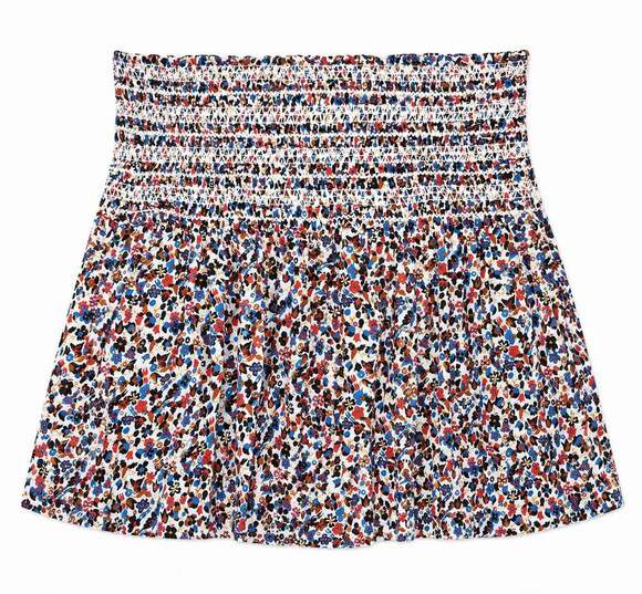Tory Burch Dresses & Skirts - Tory Burch Wildflower Print Smocked Mini Skirt